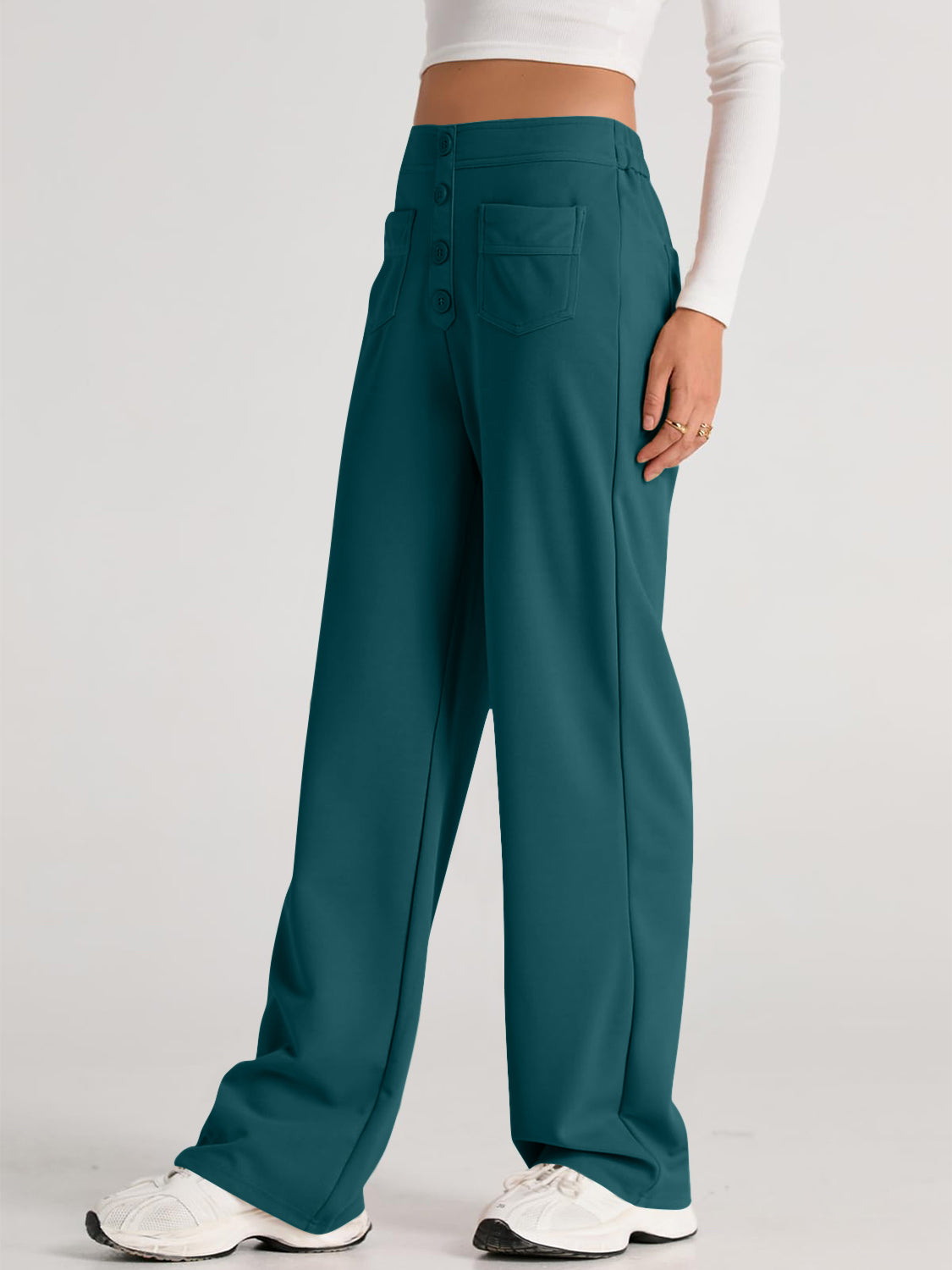 Aura Stylo - High Waist Wide Leg Pants