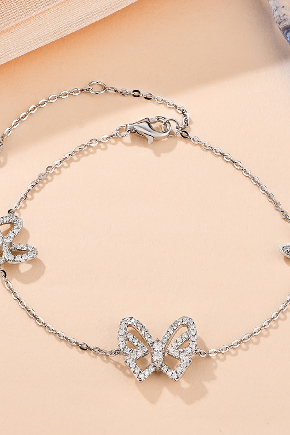 Aura Stylo - Moissanite Butterfly Shape Bracelet