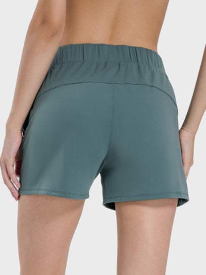 Aura Stylo - Millennia Elastic Waist Active Shorts