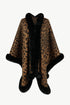 Aura Stylo - Leopard Open Front Poncho