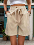 Perfee Pocketed High Waist Shorts