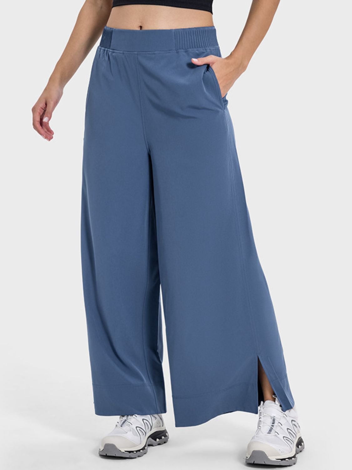 Aura Stylo - Millennia Slit Wide Leg Active Pants