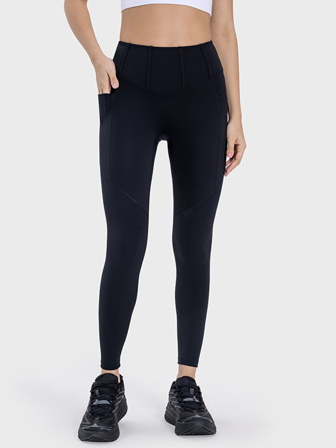 Aura Stylo - Millennia Pocketed High Waist Active Leggings