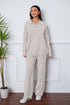 Aura Stylo - Dropped Shoulder Sweater and Long Pants Set