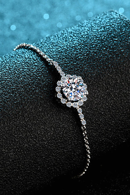 Aura Stylo - 1 Carat Moissanite Chain Bracelet