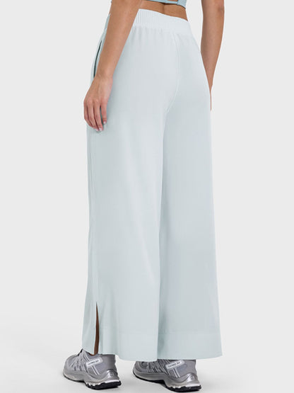 Aura Stylo - Millennia Slit Wide Leg Active Pants