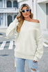 Aura Stylo - Long Sleeve Ribbed Trim Sweater