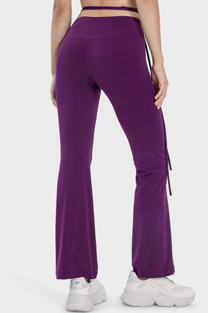 Aura Stylo - Millennia Tied Mid-Rise Waist Active Pants