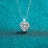 Aura Stylo - 2 Carat Moissanite 925 Sterling Silver Heart Shape Necklace