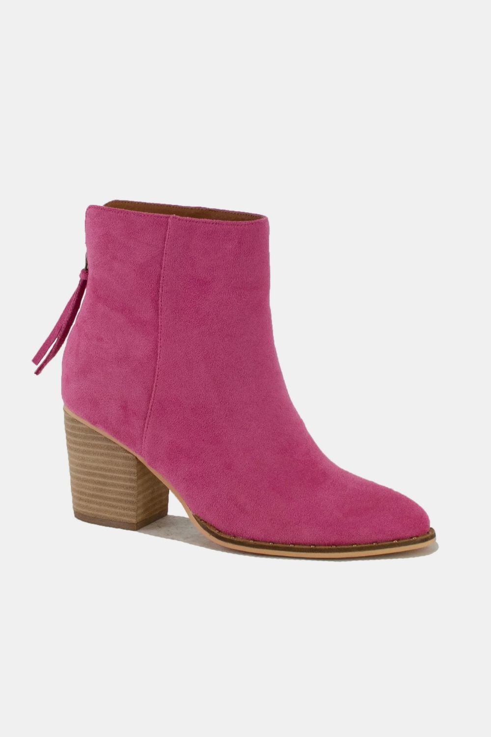 Aura Stylo - Beast Fashion Suede Point Toe Ankle Booties