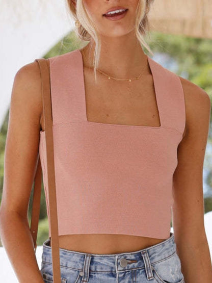 Comfy Square Neck Wide Strap Tank