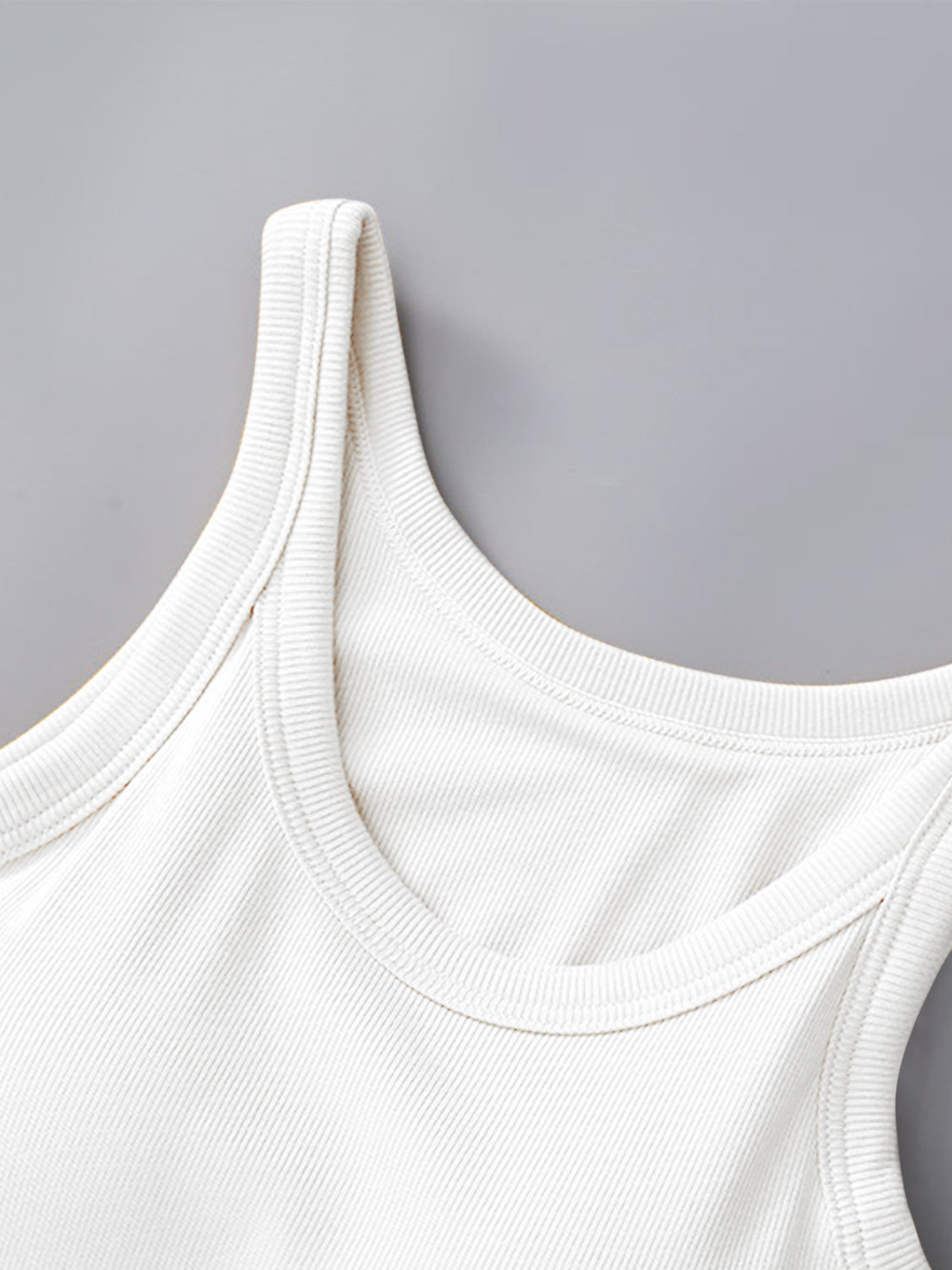 Round Neck Tank with stylish Bra