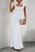 Devine Cap Sleeve Scoop Neck Maxi Dress